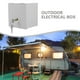 thumbnail image 4 of Caja de seguridad para tomacorrientes eléctricos de exterior, cubierta protectora antirrobo, 4 of 7
