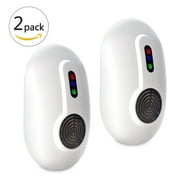 Ownpets 2 Pack Pest Repellent Three Way Frequency Ultrasonic Pest Control Repellers for Insect and Pest