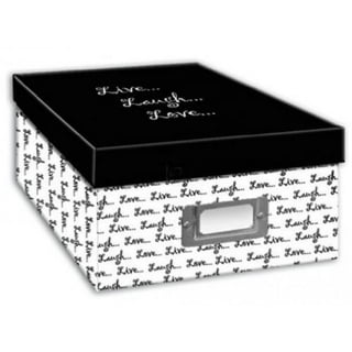  Pioneer Photo Albums Photo Storage Box, Black