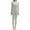 Gray#02, variant on Leesechin Womens Sleepwear Set Winter Thermal Underwear Woolen Thermal Suit Autumn Clothes Trousers Long Sleeved Round Neck Shirt/Shirt Suit Pink 3XL