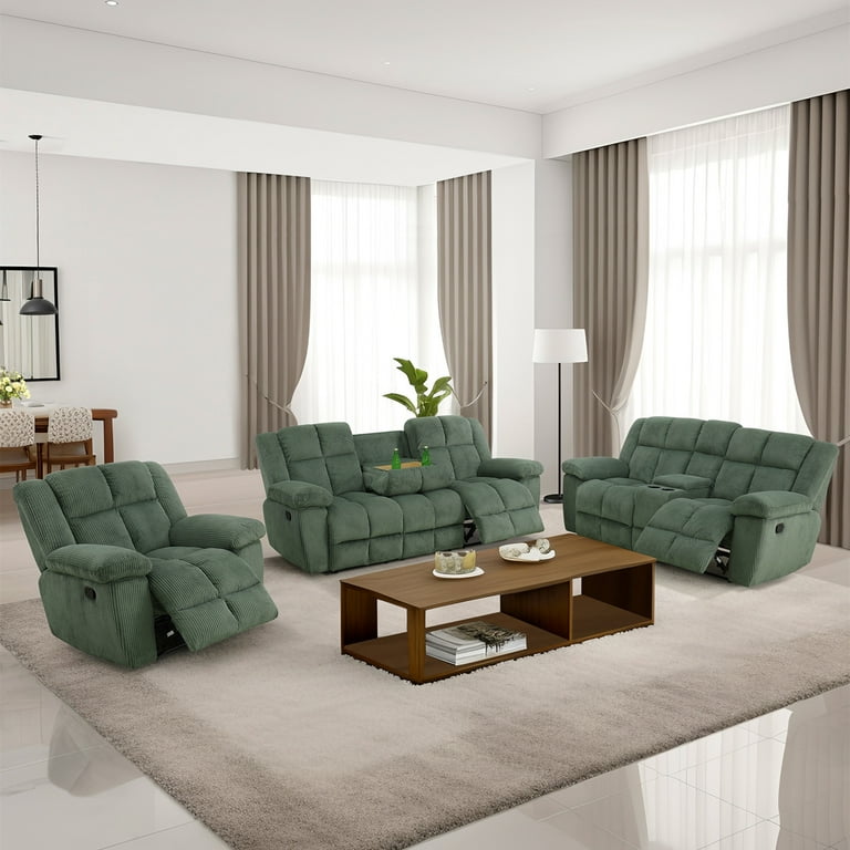 Aukfa 3-Piece Recliner Sofa Set - 43