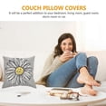 thumbnail image 4 of Sofa Pillow Covers Throw Pillow Covers Living Room Yellow Linen Decorative 4Pcs, 4 of 5