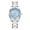 Sunflower full of blue diamonds, variant on Women's Stainless Steel Link Casual Quartz Wristwatch, Multicolor