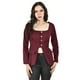thumbnail image 1 of Blusa con botones metalicos Roman Fashion /Juvenil, 1912 (Vino) vino M, 1 of 5