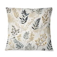 thumbnail image 3 of Designart "Ferns In Serene Surroundings II" Plants Printed Throw Pillow, 3 of 5