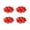 D, variant on Ohmyroo Divided Nut Platter 11 Inch Red Multi Tier Snack Tray Suiting Home Party And Festival