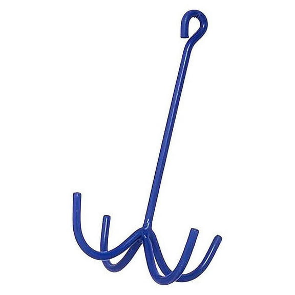 Tough-1 Cleaning Hook 4 Prong Vinyl Coated Steel 11.5" Black 72-964