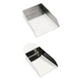 thumbnail image 1 of 2x Herramientas Manuales de Pa / / Contenedor de Acero Inoxidable para Artesanía con Sunnimix pala de piedra de acero inoxidable, 1 of 8