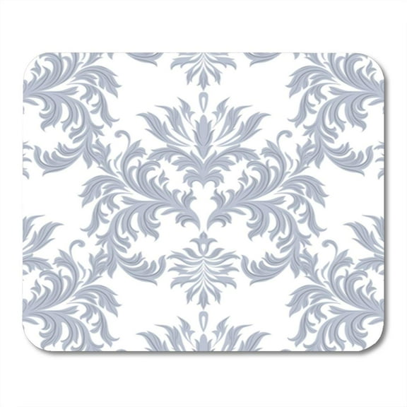 SIDONKU Baroque Vintage Floral Damask Pattern Luxury Classic Royal Victorian Mousepad Mouse Pad Mouse Mat 9x10 inch