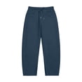 thumbnail image 7 of ZQUUVOU Women's Sweatpants Jogger Barrel-Leg Elastic Drawstring Waisted Pants with Pockets Casual Lounge Outdoor Sweatpants Navy, 7 of 7
