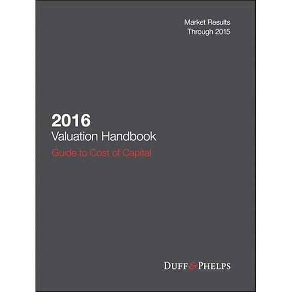 Pre-Owned 2016 Valuation Handbook - Guide to Cost of Capital (Hardcover) 1119109760 9781119109761