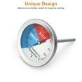 ZGBY 2pc 2" Thermostat Thermometer Gauge Cooking BBQ Grill Smoker Pit