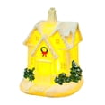 thumbnail image 2 of Casa de vacaciones navideña, casa navideña luminosa, adornos navideños, regalos, estilo F, 2 of 9
