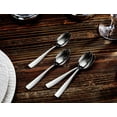 thumbnail image 3 of Premium Louis 4-Piece Fine Spoon Set, 18/10 Stainless Steel, Set of 4, Squared Edge, Dishwasher Safe, Smooth and Solid (7.6" Dinner and Dessert Spoons), 3 of 7