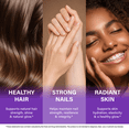 thumbnail image 2 of Biotin | Collagen | Keratin - Clinically Tested Supplement - Hair Growth Support, Skin & Nails - 25000 mcg Vitamins B2, B3, B6 & B7 + B1 & Hyaluronic Acid - Made in USA - Women & Men | 60 Capsules, 2 of 9