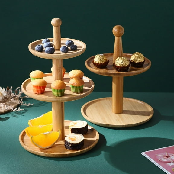 FUEENIRVA Wood Serving Platter 1 Set