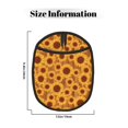 thumbnail image 3 of Pofeuu Brown Wood Grain Sunflower A Print Silicone Pot Mat Mitten With Hanging Loop Heat Resistant Oven Mitts Non-Slip Bbq Baking Smoking Potholders, 3 of 7
