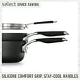 Select by Calphalon SpaceSaving Hard Anodized Nonstick Pots and Pans, 14Piece Cookware and