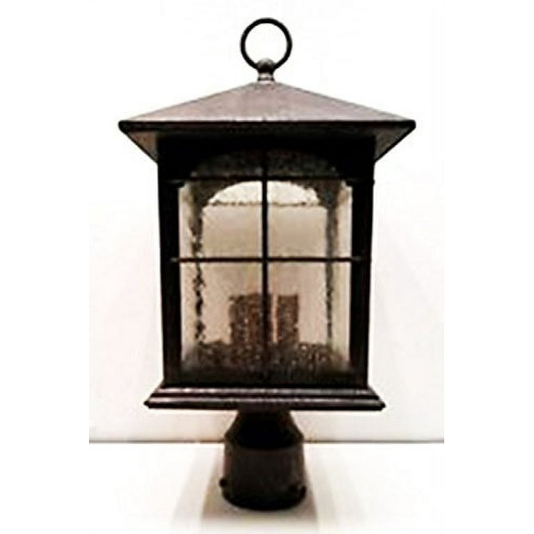 Hampton bay 3 light deals exterior post lantern