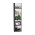 thumbnail image 4 of 65.88" Wide Bookcase Collection - 13 Shelves, 2-door Matt Gray/white Modern Space Saving, 4 of 5