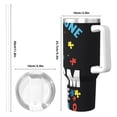 thumbnail image 4 of KLL I Love With Autism To The Moon And Back Print 40oz Stainless Steel Insulated Car Cup Coffee Mug with Spillproof Lid - Keep Your Drink Hot or Cold on the Go, 4 of 8
