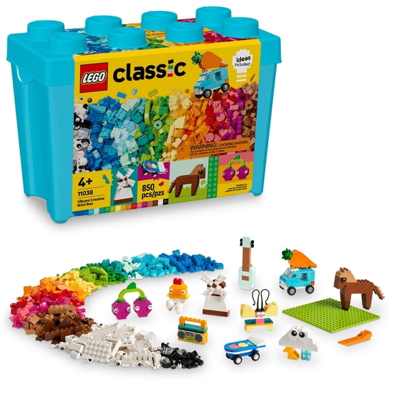 Juguete de construcción LEGO Classic Vibrant Creative Brick Box 11038