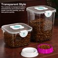thumbnail image 2 of Ounissouiy Cubo de arroz para cocina, almacenamiento de alimentos, tarro sellado transparente, tanque de grano, latas de harina, caja de té para Organizadores de utensilios de cocina Transparente L, 2 of 6