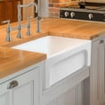 thumbnail image 4 of Glencove 30" Reversible Matte Kitchen Fireclay Sink with  Elegant Beveled Front Apron on one side and a Decorative 2" Lip Plain on Opposite Side, 4 of 7