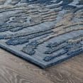 thumbnail image 6 of 5â€™ x 7â€™ Blue Ogee Pattern Indoor Outdoor Area Rug, 6 of 9