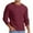 Red, variant on Iugvhana Men's Regular-Fit Crewneck Sweaters Classic Solid Textured Cable Knitted Pullover Sweater Thermal Long Sleeve Tops Red XL