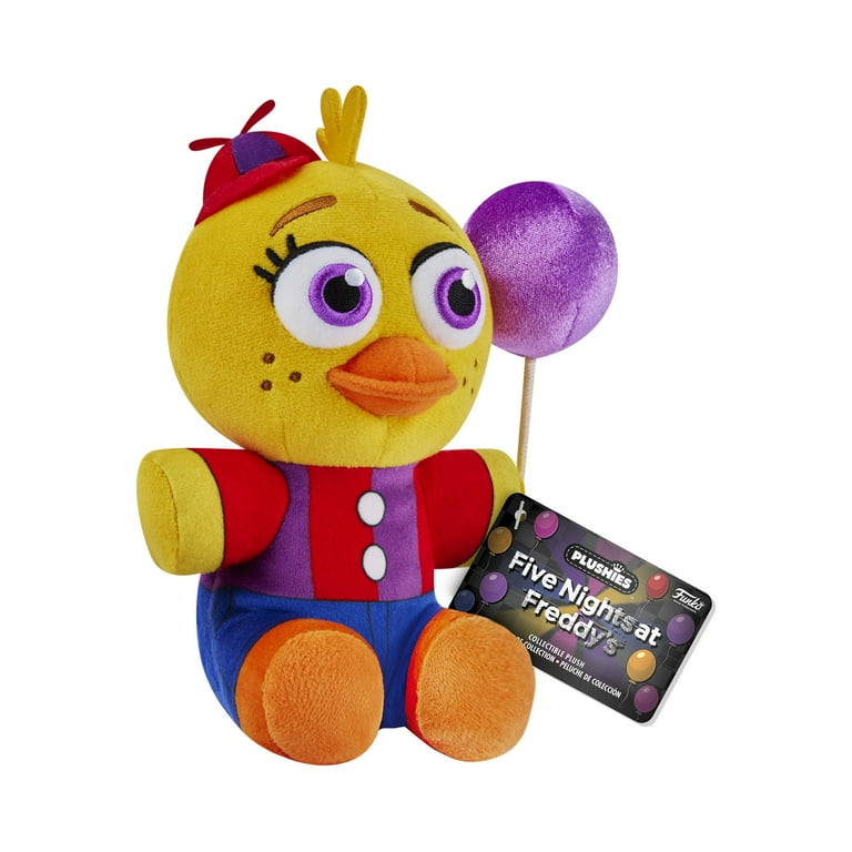 Funko Five Nights at Freddy's Balloon Chica Plushie Toy, 7-inch