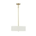 thumbnail image 3 of Trade Winds Lighting 3-Light Pendant Light In Natural Brass, 3 of 6