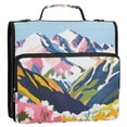 thumbnail image 5 of FORMRS Zipper Binder with Shoulder Strap 2-inch Ring 500 Sheet Capacity File Bag, Abstract Mountain, 5 of 5