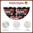 thumbnail image 3 of Fotbe Fire and Rescue Truck Pattern Christmas Tree Skirt, Tree Skirts Plush Christmas Decorations, Christmas Tree Skirts Xmas Decorations Holiday Party Decor-36", 3 of 6