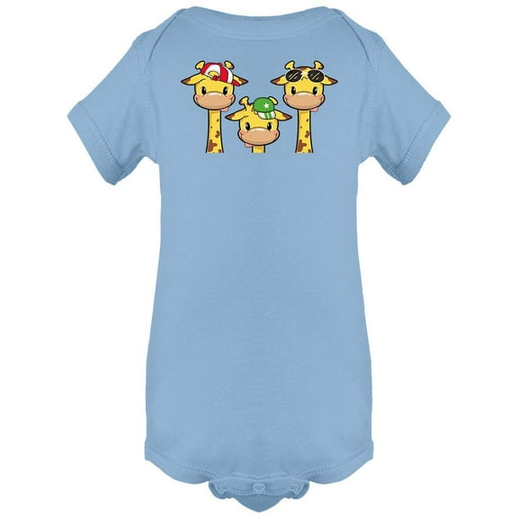 Cute Little Giraffes Bodysuit Infant -Image by Shutterstock, Newborn