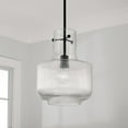 thumbnail image 3 of 1 Light Pendant In Transitional Style-14.75 Inches Tall And 11 Inches Wide-Matte Black Finish    -Traditional Installation Capital Lighting 345111Mb, 3 of 10