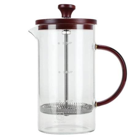 

2024 800ml Press Coffee Maker Kettle Borosilicate Glass Tea Coffee Pot Container for Home Use