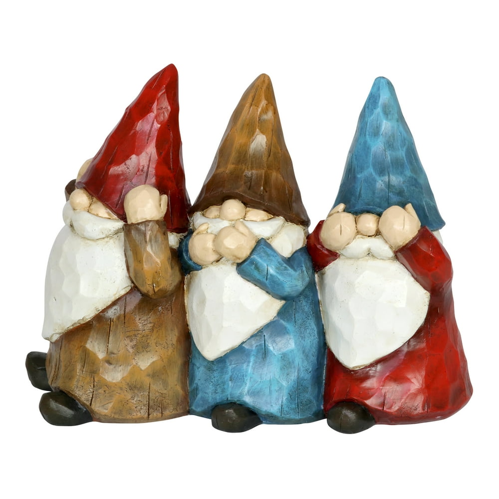 large resin gnomes