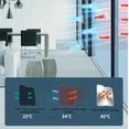 thumbnail image 5 of Summer savings FAMTKT Window Film Heat Control Window Tint Self-Adhesive Daytime Reflective Glass Tint Heat Blocking Window Film for Home and Office Decorative Window Cover, 5 of 9