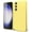Yellow, variant on KOMI for Samsung Galaxy S23 Phone Case Liquid Silicone,Fluorescent Bright Solid Color, Cute Thin Slim Soft Rubber TPU Plain Smooth Gel Matte Protective Cover for Women Girl Bumper, Fuchsia Red