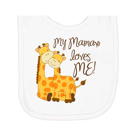 Inktastic My Mamaw Loves Me Newborn Bib