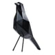 thumbnail image 4 of Figura moderna de pájaro, estatua de pájaro, decoración para el hogar, escultura mediana única de resina para TV Negro, 4 of 9