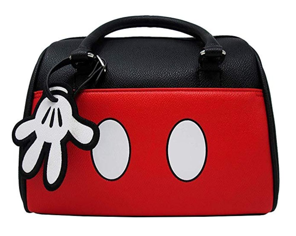 Loungefly X Disney Mickey Mouse Red Pants Crossbody Purse Bag Womens