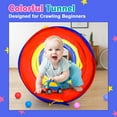 thumbnail image 6 of Wilwolfer Polyester Kids Play Tunnel Tent for 3-6 Year Boys Girls Indoor Outdoor Use (Multi-color), 6 of 7