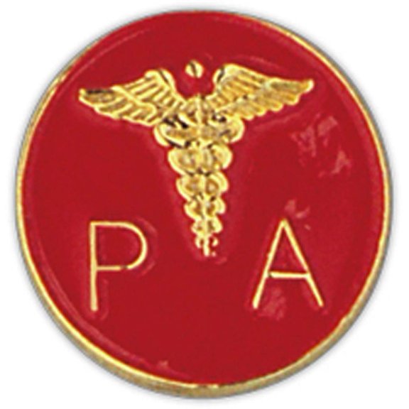 Eagle Emblems P15329 Pin - Medical, Caduceus, Physician Assistant - 1 in.