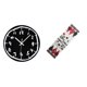 thumbnail image 1 of Reloj de pared silencioso, decorativo, para mesa navideña, moderno, para el hogar y la oficina, de material acrílico y poliéster, apto para hoteles y, 1 of 8
