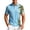 Blue, variant on Mens Golf Polo Shirts Short Sleeve Button Down Mens Performance Polos,Green,2XL