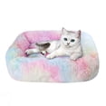 thumbnail image 6 of Sennaux Rectangle Plush Pet Bed Calming Bed for Dogs Cats Kennel Cuddler Crate Cushion Mat Washable, 6 of 8