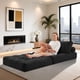 thumbnail image 4 of Sofá cama plegable HABUTWAY, convertible, negro, 4 of 7