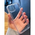 thumbnail image 1 of Para Apple 13 Space Shell iPhone11/12Promax Soft Shell transparente con orificio fino X/8p Funda anticaída para teléfono móvil, 1 of 5
